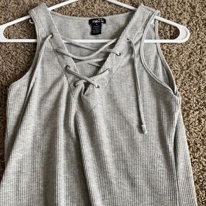 crisscross tank top